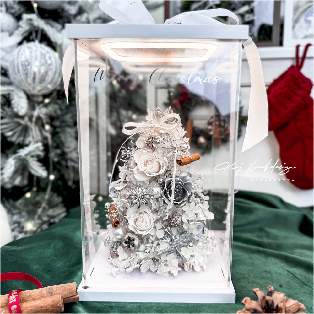 【聖誕新品】永生聖誕樹燈盒.仙女白 【聖誕新品】永生聖誕樹燈盒.仙女白