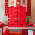【租借商品】經典大紅囍立體字牌(三款可選)_2 【租借商品】經典大紅囍立體字牌(三款可選)_2