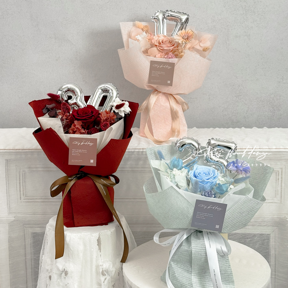 專屬數字永生花束|生日・週年紀念客製花禮 專屬數字永生花束|生日・週年紀念客製花禮