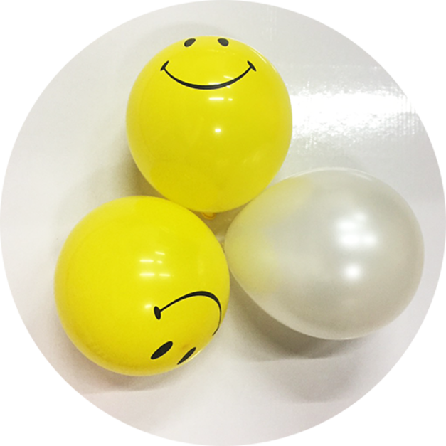 黃色系氣球
