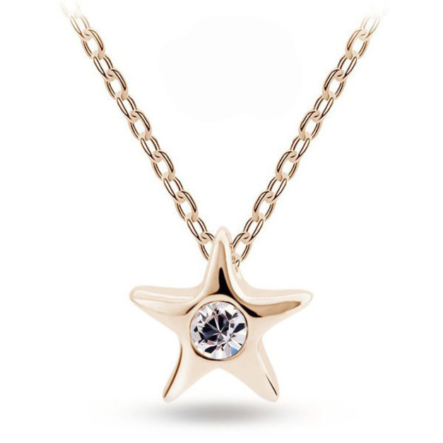 閃華晶耀光之流星經典星鑽鎖骨鍊 閃華晶耀光之流星經典星鑽鎖骨鍊