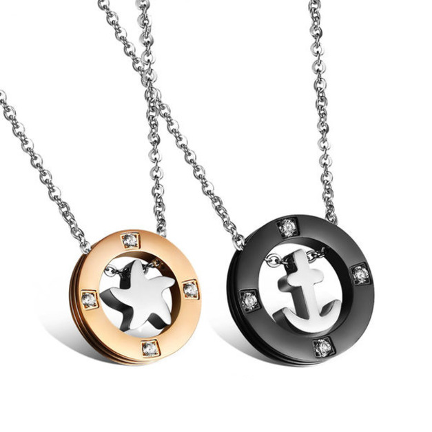 愛情密碼白鋼情侶對鍊(單條) 愛情密碼白鋼情侶對鍊(單條)