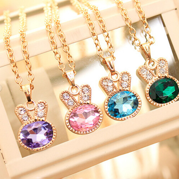 閃亮叢林繽紛華麗炫彩兔兔項鍊 閃亮叢林繽紛華麗炫彩兔兔項鍊