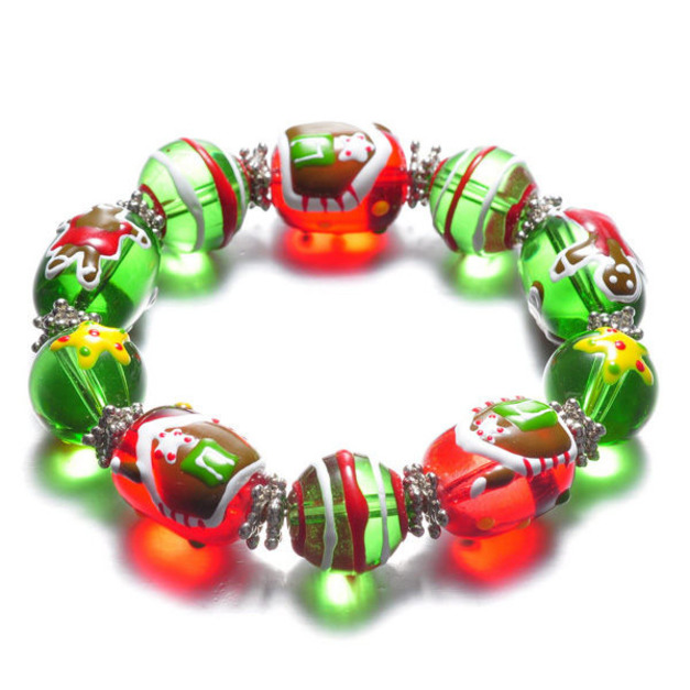 豪華聖誕樹光影藝術限量瑠璃手鍊 豪華聖誕樹光影藝術限量瑠璃手鍊