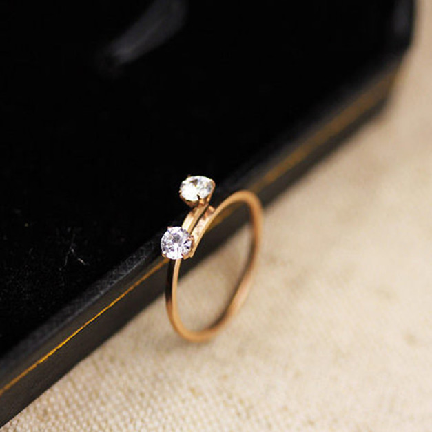 簡約時尚天天想你鑲鑽戒指 live 簡約時尚天天想你鑲鑽戒指 live