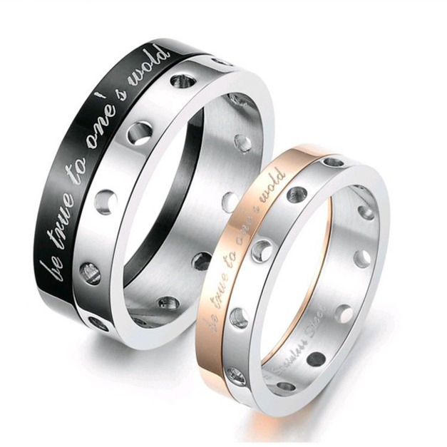 高級透氣超設計雙色完美鈦鋼戒 高級透氣超設計雙色完美鈦鋼戒