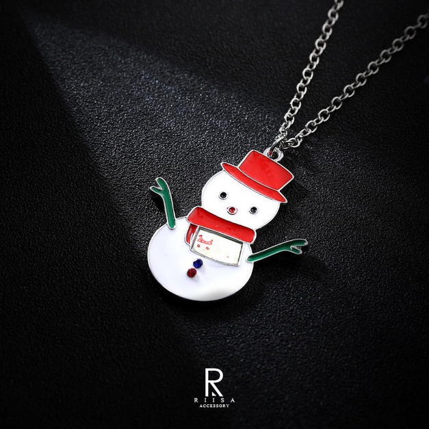 豪華深冬繽紛耶誕雪人項鍊 豪華深冬繽紛耶誕雪人項鍊