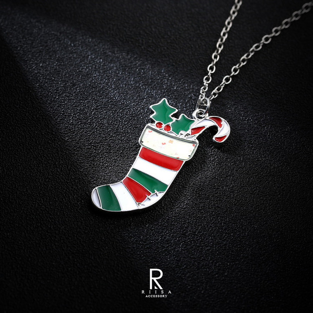 豪華深冬繽紛耶誕襪項鍊 豪華深冬繽紛耶誕襪項鍊