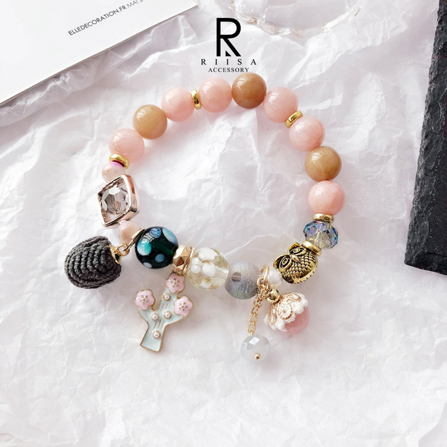 波希米亞天然晶礦小清新手鍊-17 波希米亞天然晶礦小清新手鍊-17