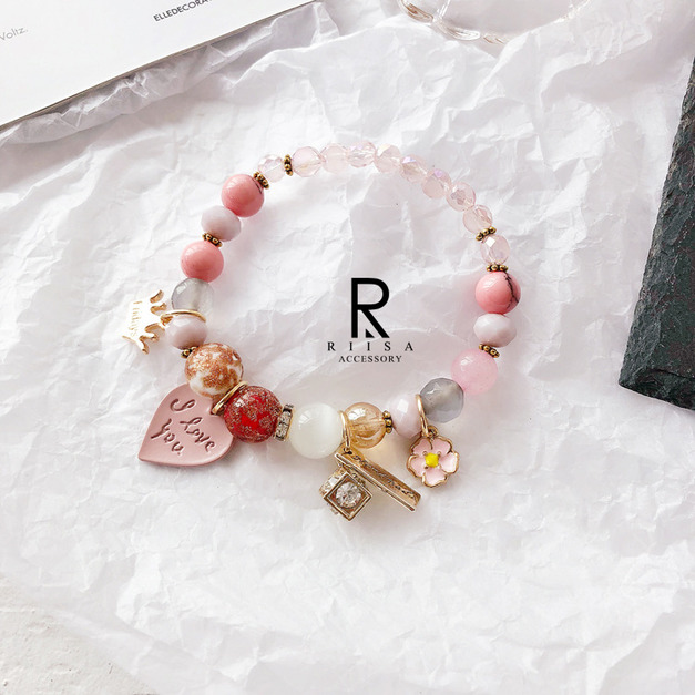 波希米亞天然晶礦小清新手鍊-14 波希米亞天然晶礦小清新手鍊-14