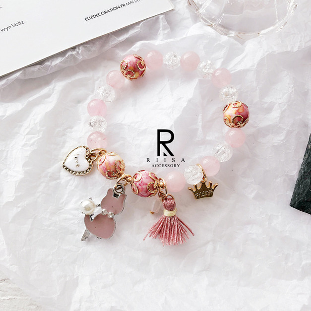 波希米亞天然晶礦小清新手鍊-12 波希米亞天然晶礦小清新手鍊-12