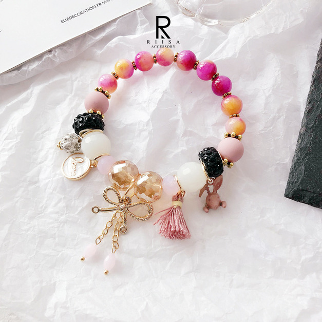 波希米亞天然晶礦小清新手鍊-18 波希米亞天然晶礦小清新手鍊-18