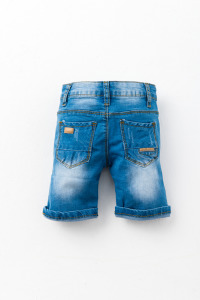 刷白丹寧短褲-藍 刷白丹寧短褲-藍