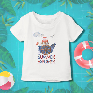 輪船出航 T恤 童 輪船出航 T恤 童