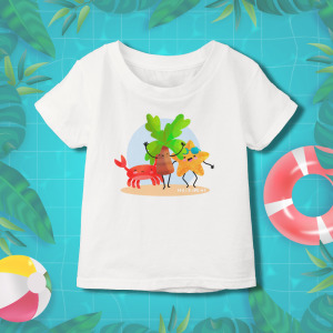 海灘趴踢 T恤 童 海灘趴踢 T恤 童