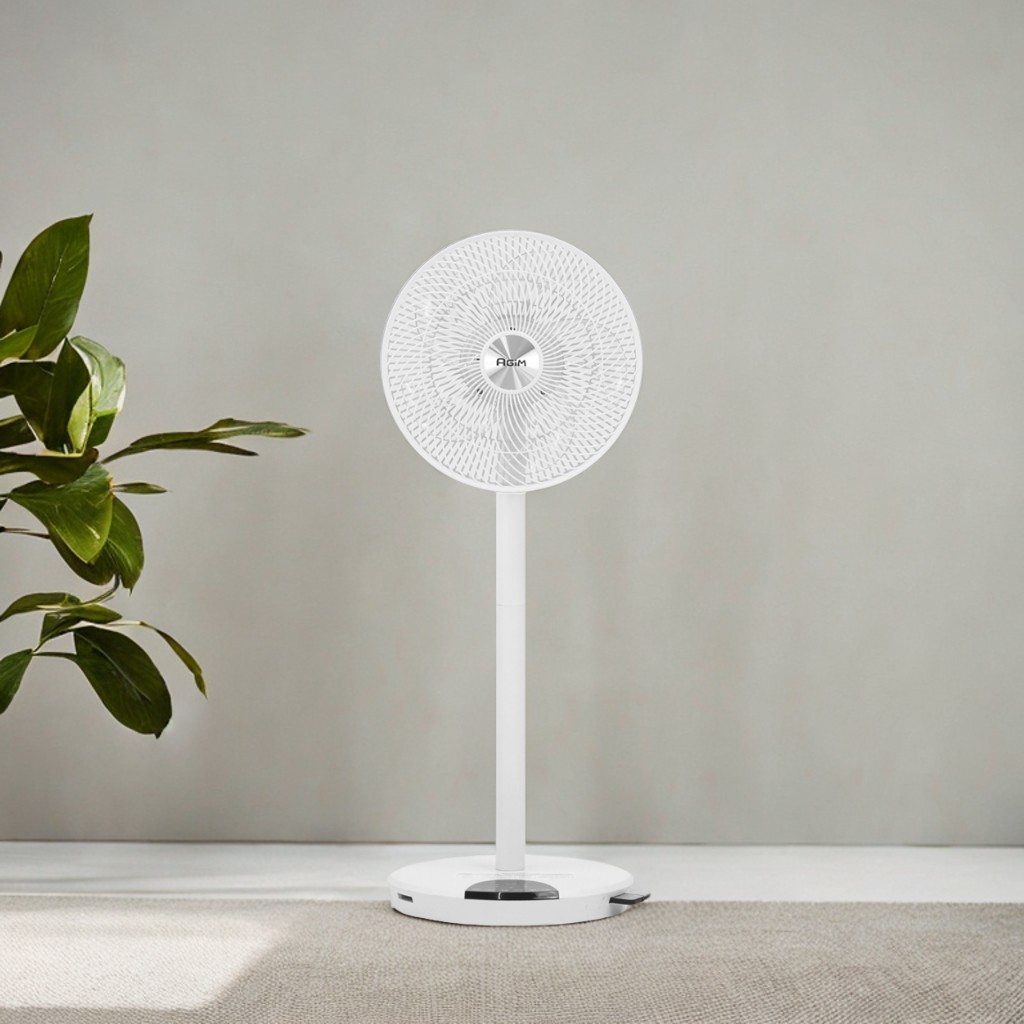 法國 阿基姆AGiM 12吋智能聲控直流變頻立式循環扇 VF-120-WH