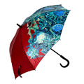 藝術自動直傘*梵谷-薊花 酒紅 藝術自動直傘*梵谷-薊花 酒紅