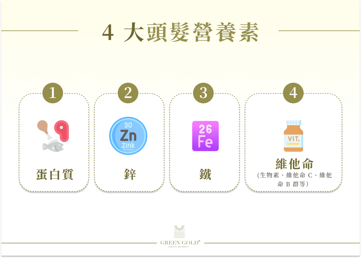 4 大頭髮營養素