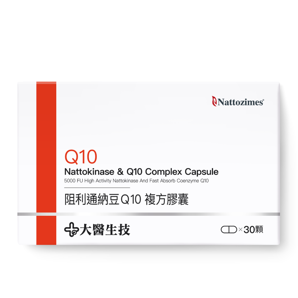 【大醫生技】 阻利通納豆Q10膠囊