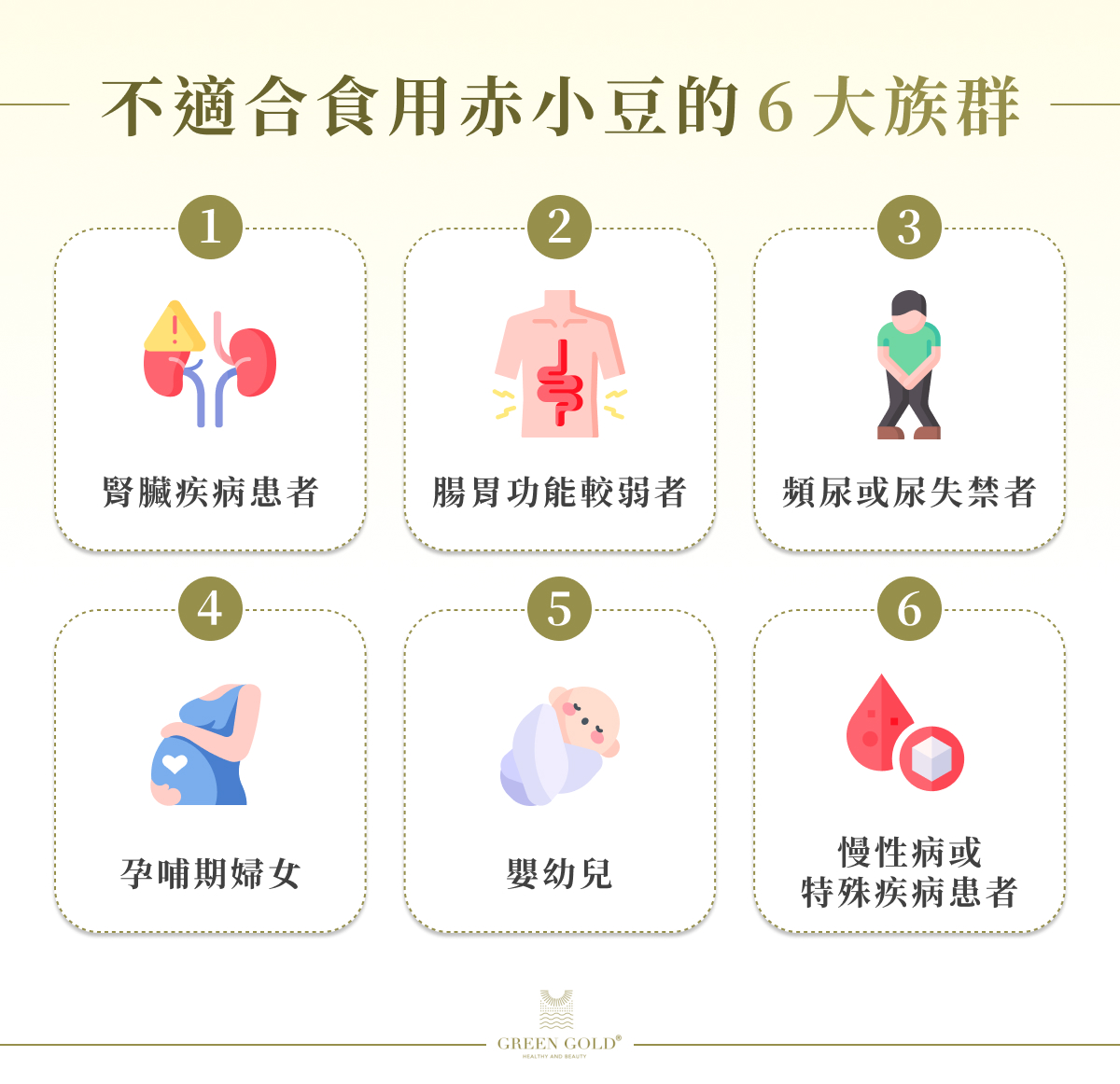 不適合食用赤小豆的 6 大族群