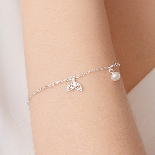 人魚珍珠 ‧ 純銀手鍊