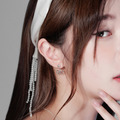星星蝴蝶結 ‧ 純銀耳環_1 星星蝴蝶結 ‧ 純銀耳環_1