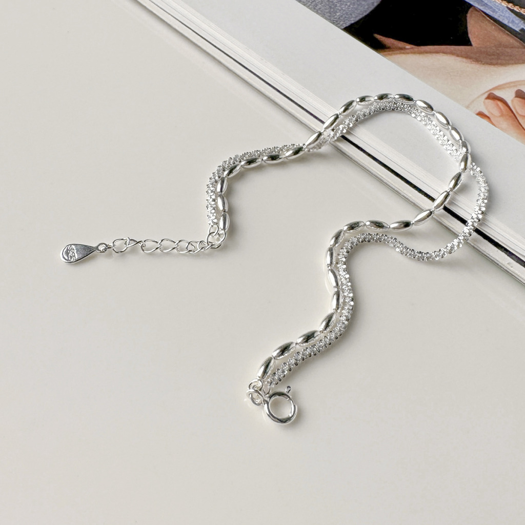 璀璨雙層 ‧ 純銀手鍊