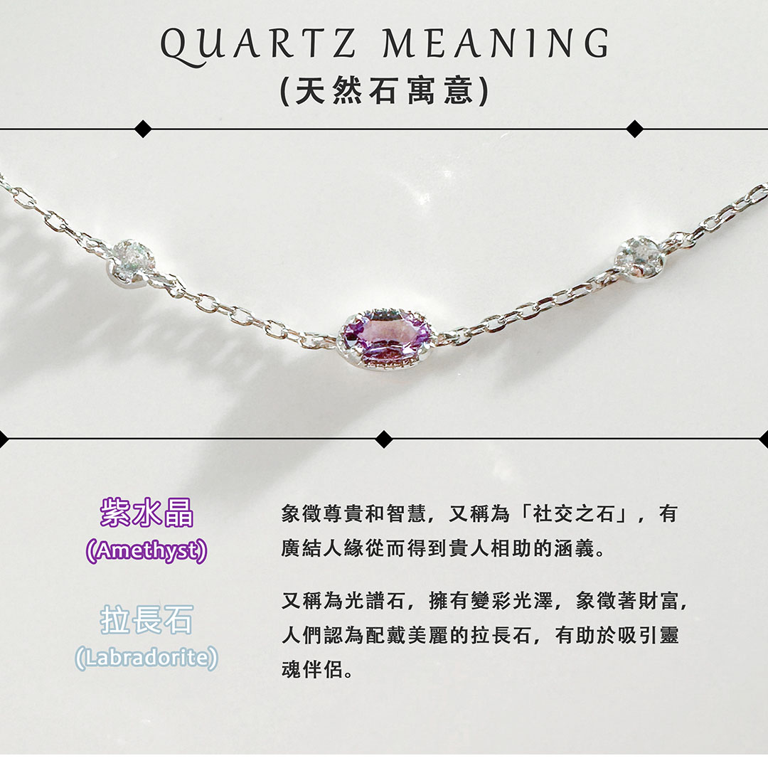 紫水晶&拉長石