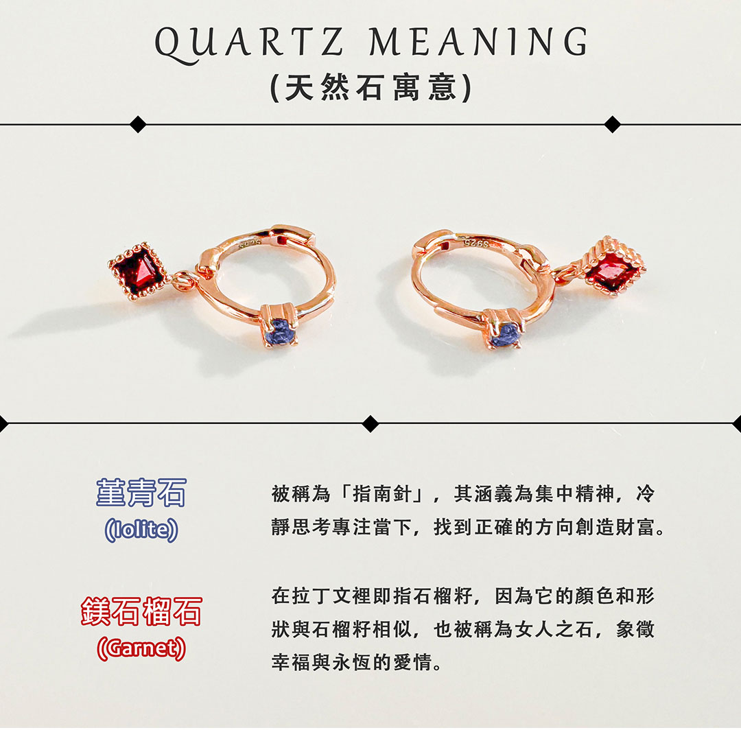 堇青石 ‧ 石榴石