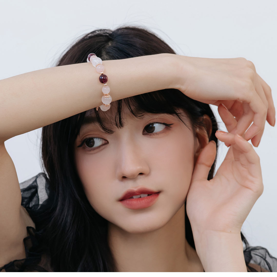 白幽靈 ‧ 粉水晶 ‧ 紫鋰雲母