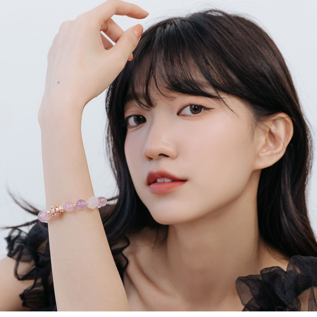 薔薇輝 ‧ 紫水晶 ‧ 粉水晶