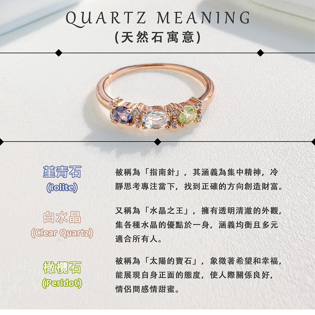 橄欖石 ‧ 白水晶 ‧ 堇青石