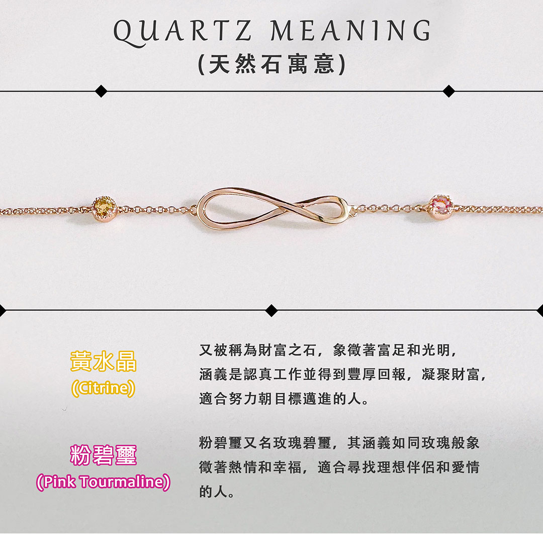 黃水晶 ‧ 粉碧璽