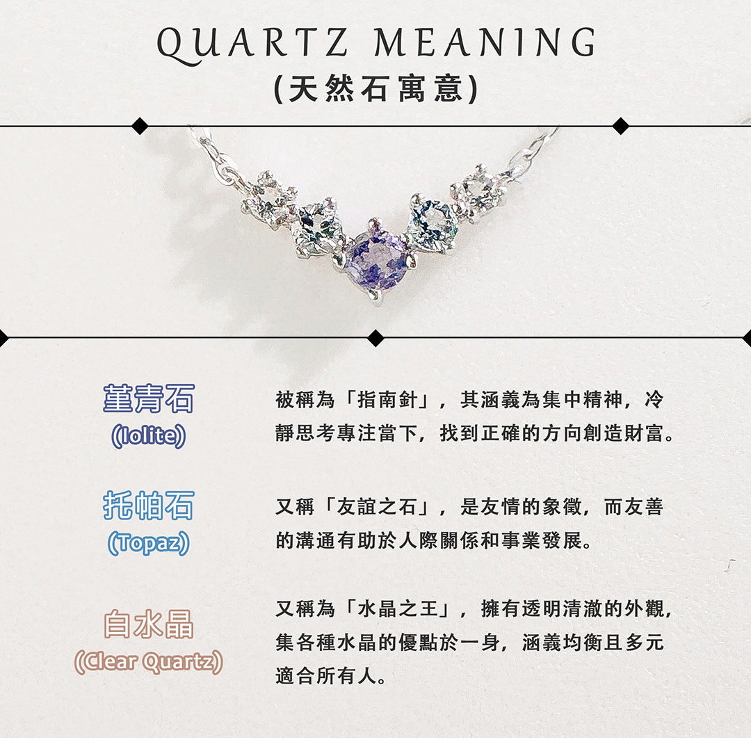 堇青石 ‧ 托帕石 ‧ 白水晶