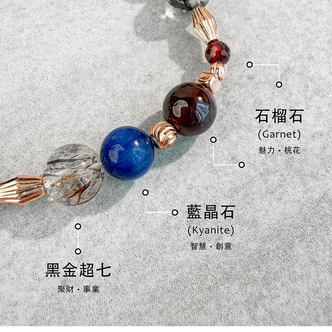 石榴石 ‧ 黑金超七 ‧ 藍晶石