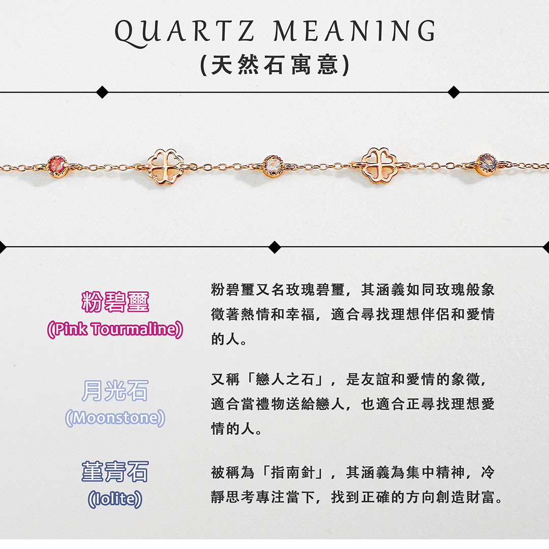 粉碧璽 ‧ 月光石 ‧ 堇青石