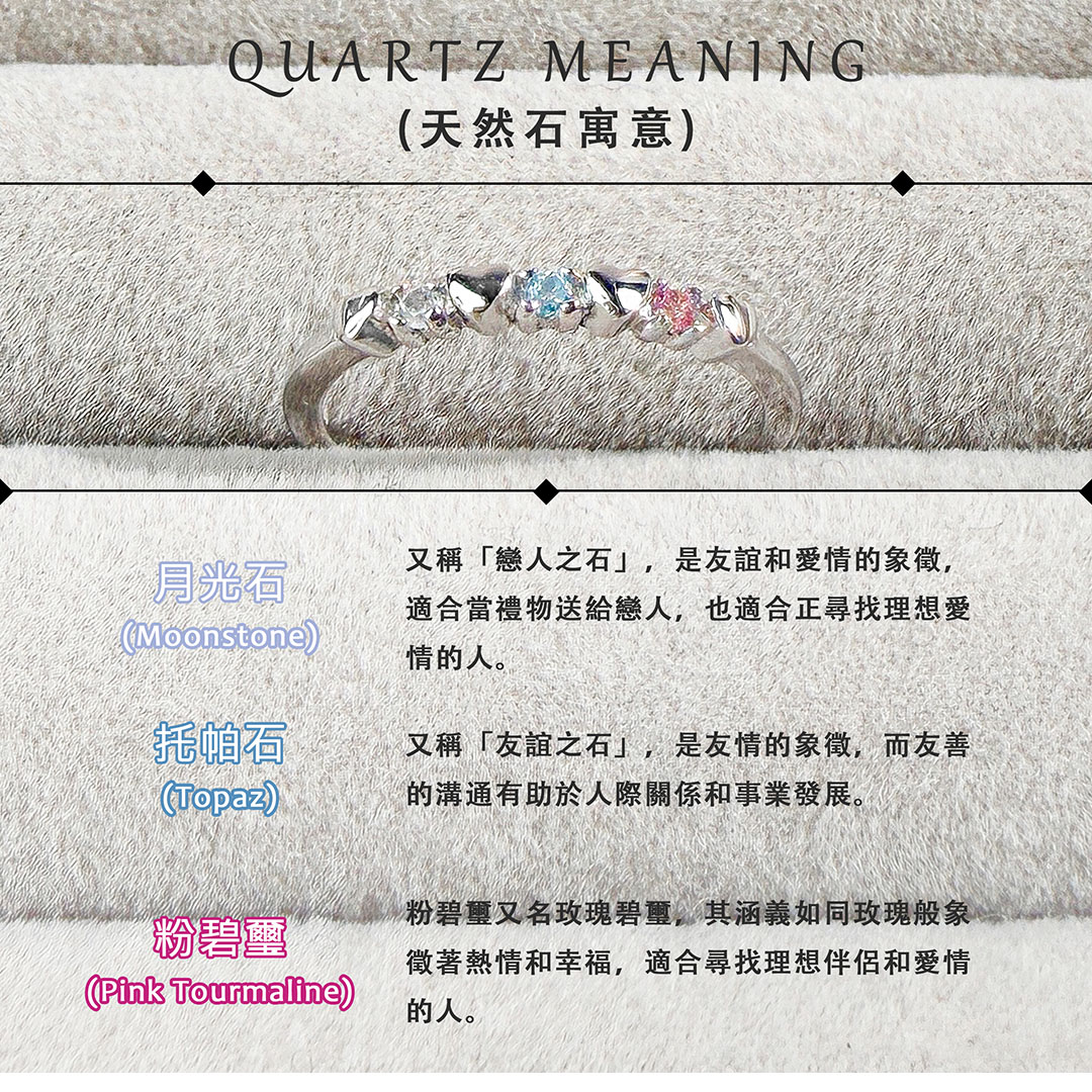 月光石 ‧ 托帕石 ‧ 粉碧璽