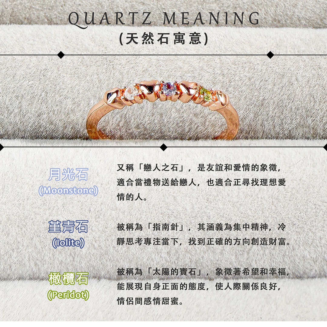 月光石 ‧ 堇青石 ‧ 橄欖石