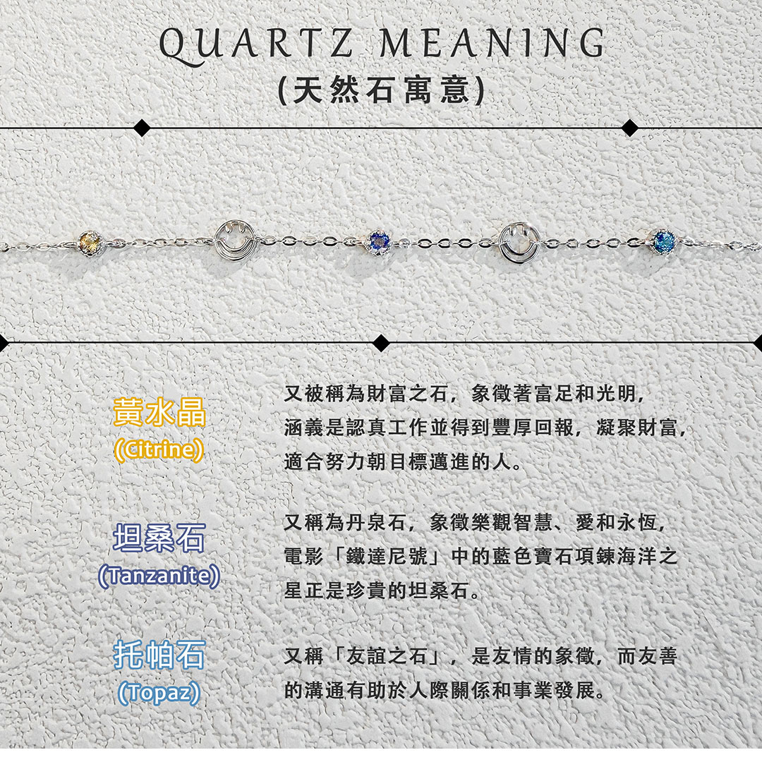 黃水晶 ‧ 坦桑石 ‧ 托帕石