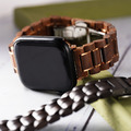 Apple watch - 原木質感拼接金屬蘋果錶帶 Apple watch - 原木質感拼接金屬蘋果錶帶