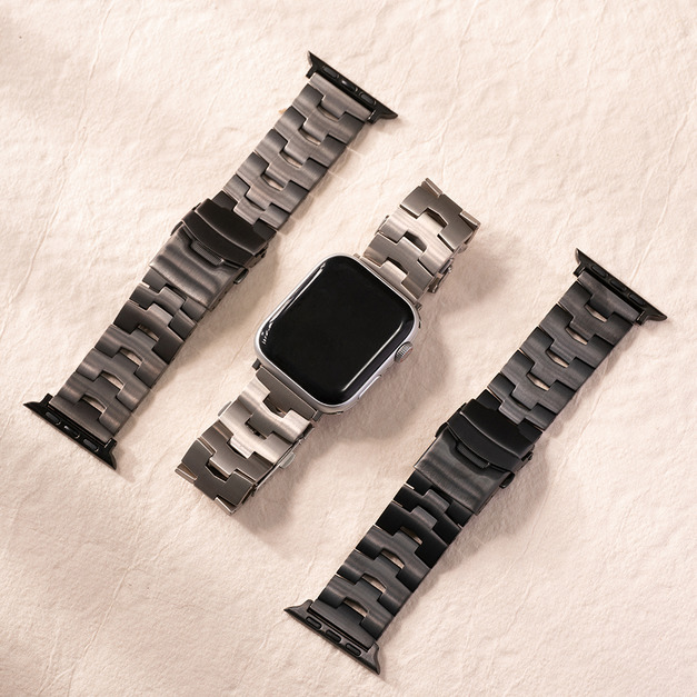 Apple watch - 凸形鈦金屬 蘋果專用錶帶 Apple watch - 凸形鈦金屬 蘋果專用錶帶
