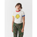 Lazy Oaf x Mr. Men Mr. Happy Colour Block T-Shirt_1 Lazy Oaf x Mr. Men Mr. Happy Colour Block T-Shirt_1