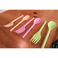 皺褶湯叉餐具組 Guaffer bi-color spoon & fork_1 皺褶湯叉餐具組 Guaffer bi-color spoon & fork_1