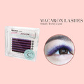 Macaron Lashes 0.07|Black-Purple Ombre_2 Macaron Lashes 0.07|Black-Purple Ombre_2