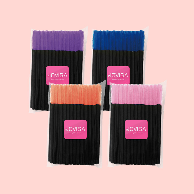 Silicone Mascara Wands|Pack of 50 Silicone Mascara Wands|Pack of 50