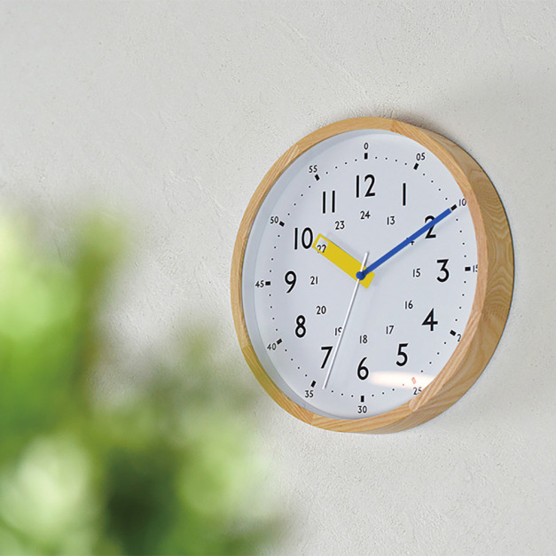 24H學習靜音掛鐘(黃) 24H學習靜音掛鐘(黃)