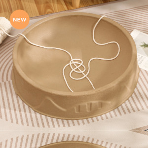 圓形蛋塔盆貓咪紙窩 圓形蛋塔盆貓咪紙窩