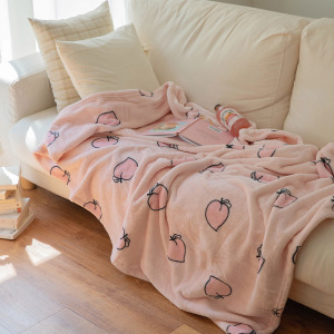 【團購專屬】韓系印花法蘭絨毛毯-100x150 M款2入組 【團購專屬】韓系印花法蘭絨毛毯-100x150 M款2入組