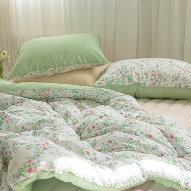 野餐風撞色四季被 單人 野餐風撞色四季被 單人