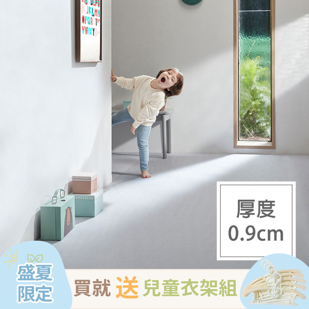 韓國兒童遊戲捲墊/地墊200x140-簡約深灰